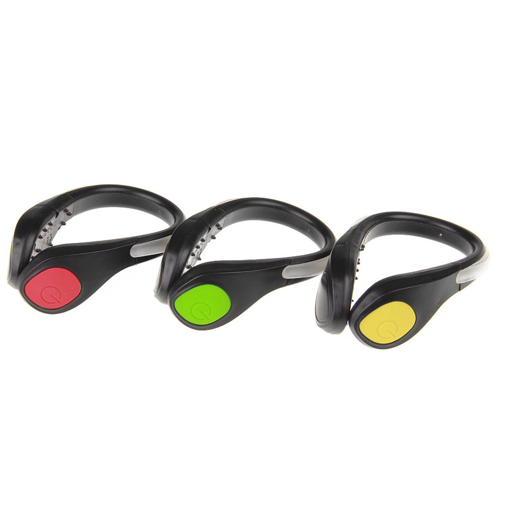 1Pcs LED Shoe Clip Green Light - Running Visibility Gear ulasan dan harga