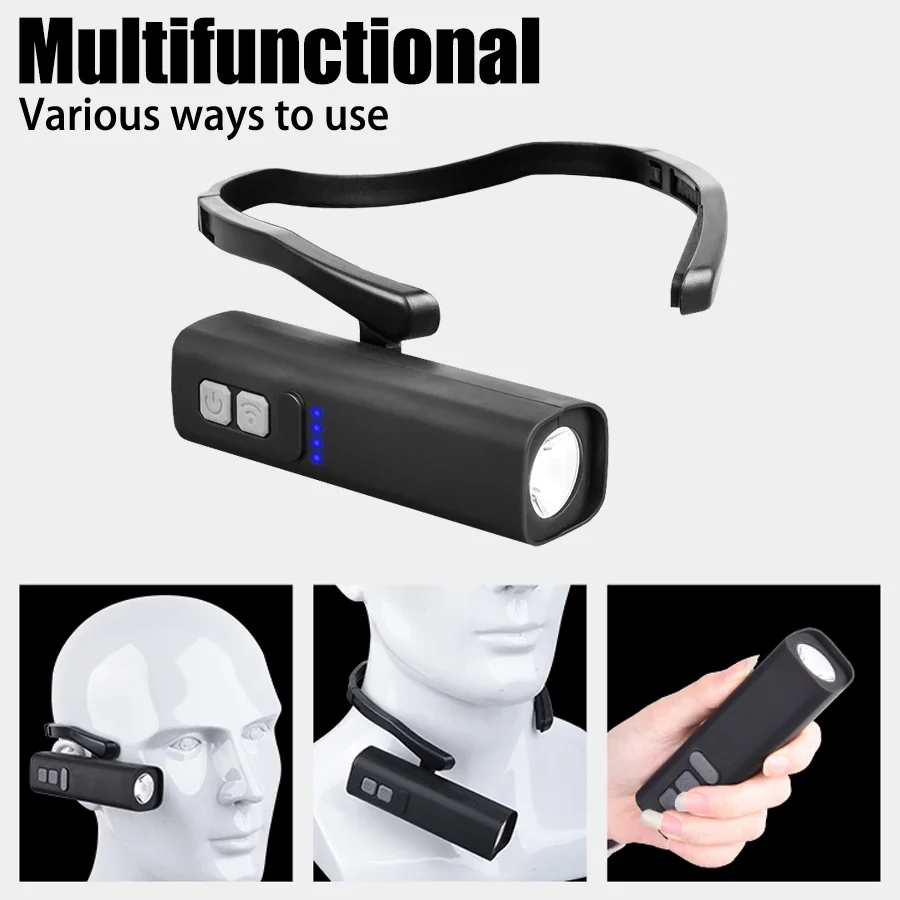 Super Bright Ear Clip Headlamp - Running Headlamp ulasan dan harga