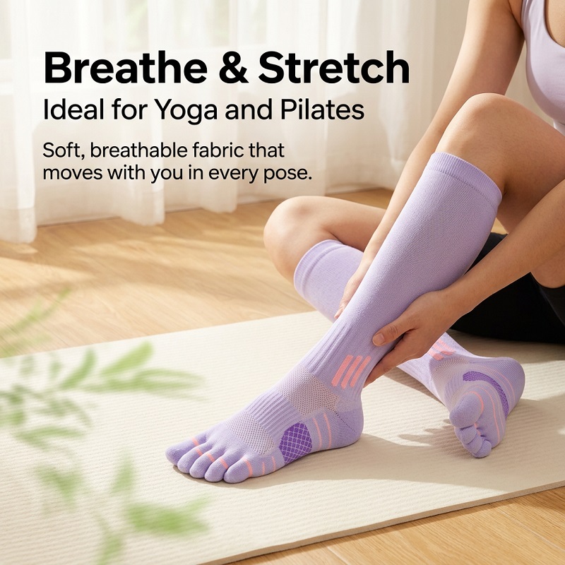 1/6 Pairs Women's Summer Fitne - Sports Socks ulasan dan harga