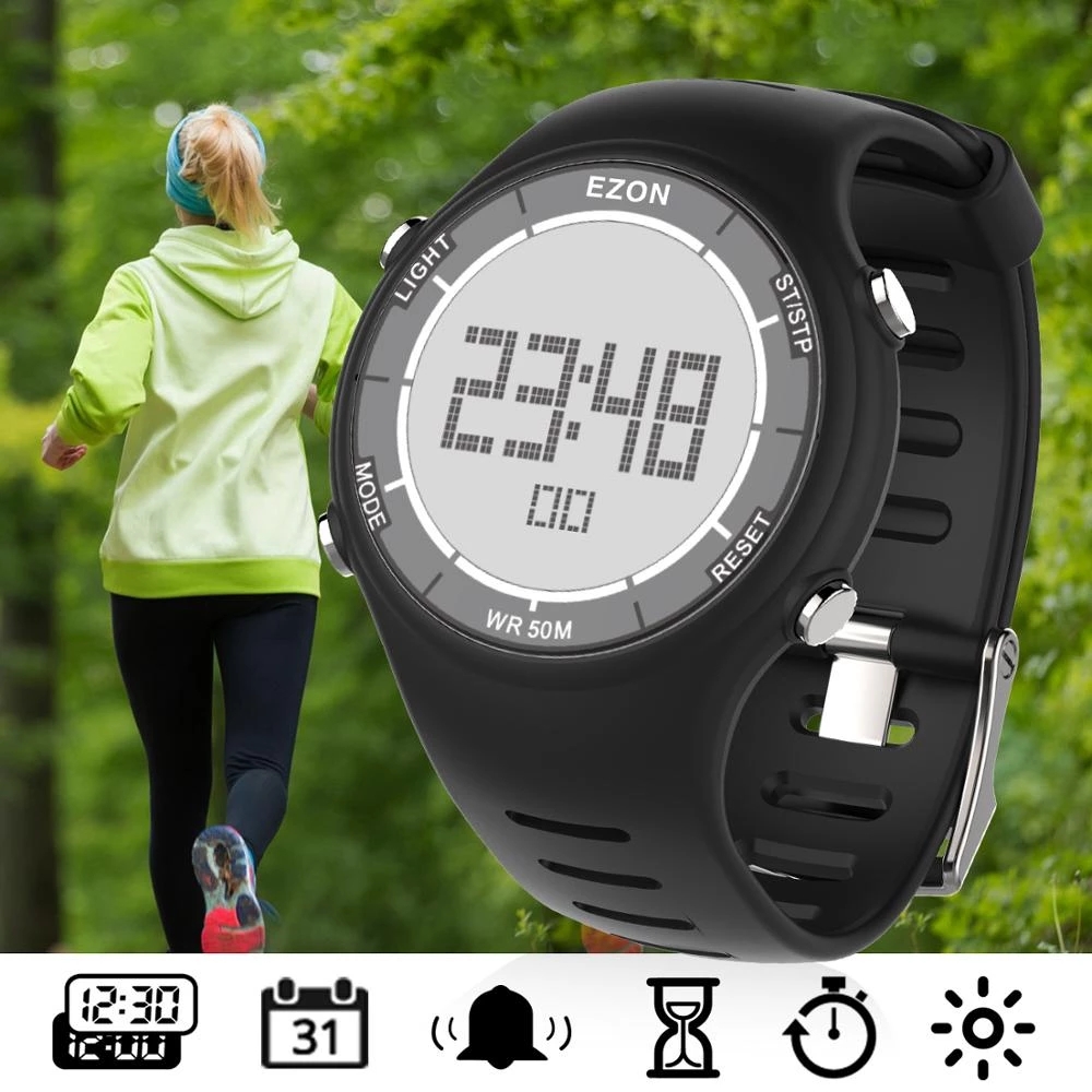EZON New Fashion Woman Digital - Running Watch ulasan dan harga