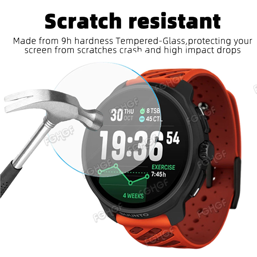 Tempered Glass Protective Film - Running Watch ulasan dan harga