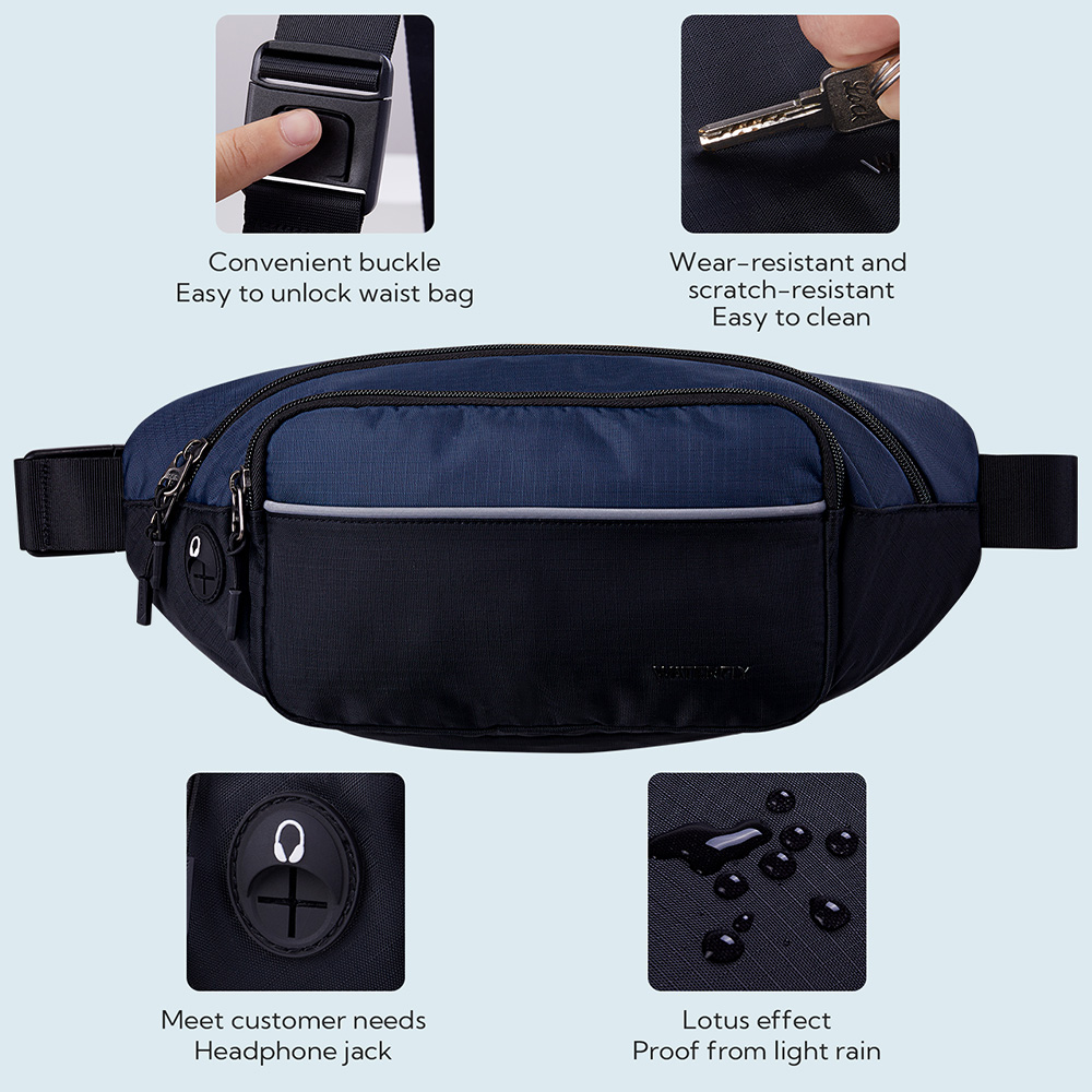 WATERFLY Fanny Pack Waist Bag  - Running Belt ulasan dan harga
