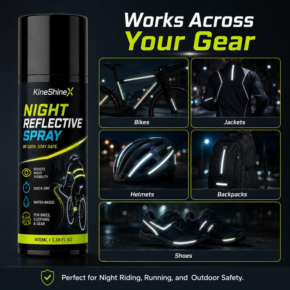 100ml Night Reflective Spray H - Running Visibility Gear ulasan dan harga