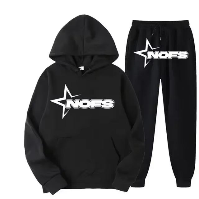 2026 Streetwear Men Hooded Swe - Joggers Pants ulasan dan harga