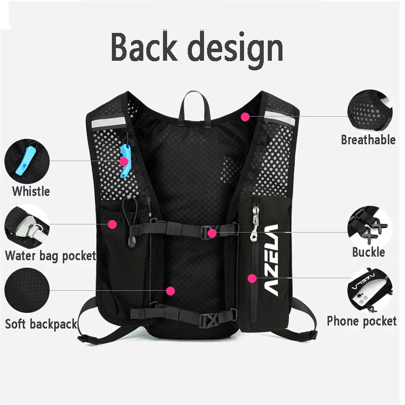 5L Running Hydration Vest Back - Hydration Vest ulasan dan harga
