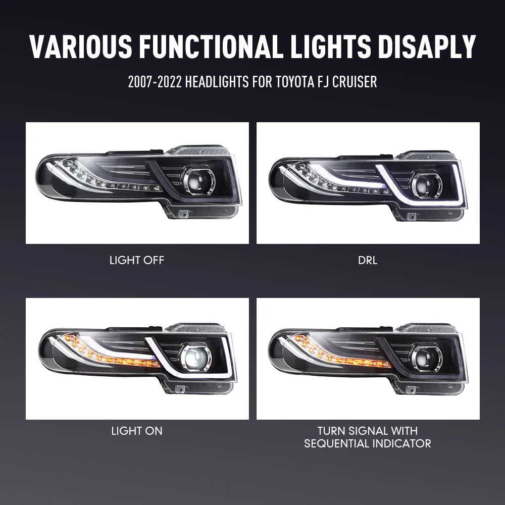 2PCs Car Styling Head Lamp for - Running Headlamp ulasan dan harga