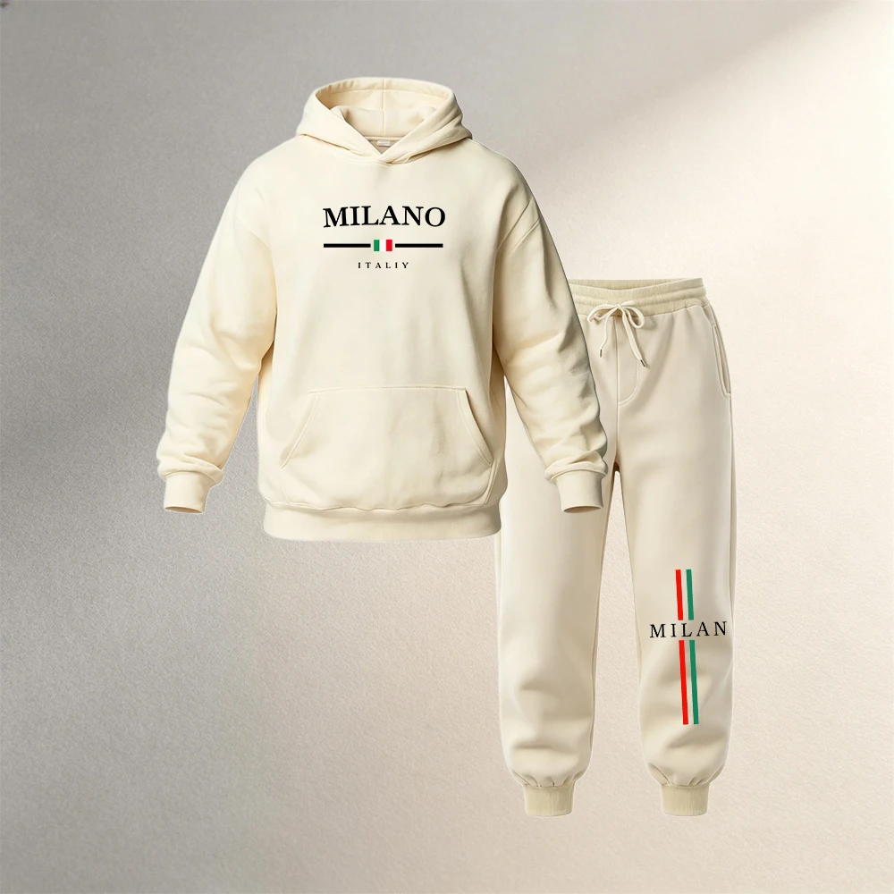 Men's Clothing Hoodies Sets 2P - Joggers Pants ulasan dan harga