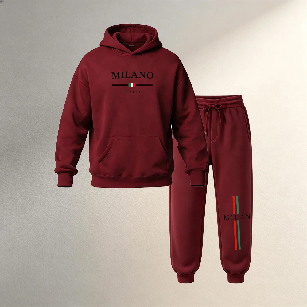 Men's Clothing Hoodies Sets 2P - Joggers Pants ulasan dan harga